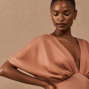 NWT BHLDN Leila Satin Charmeuse Dress